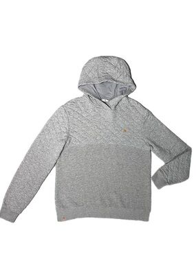 Men’s Quadra Tentree Quilted Organic Cotton Gray Hoodie